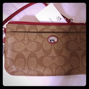 Coach wristlet hand bag